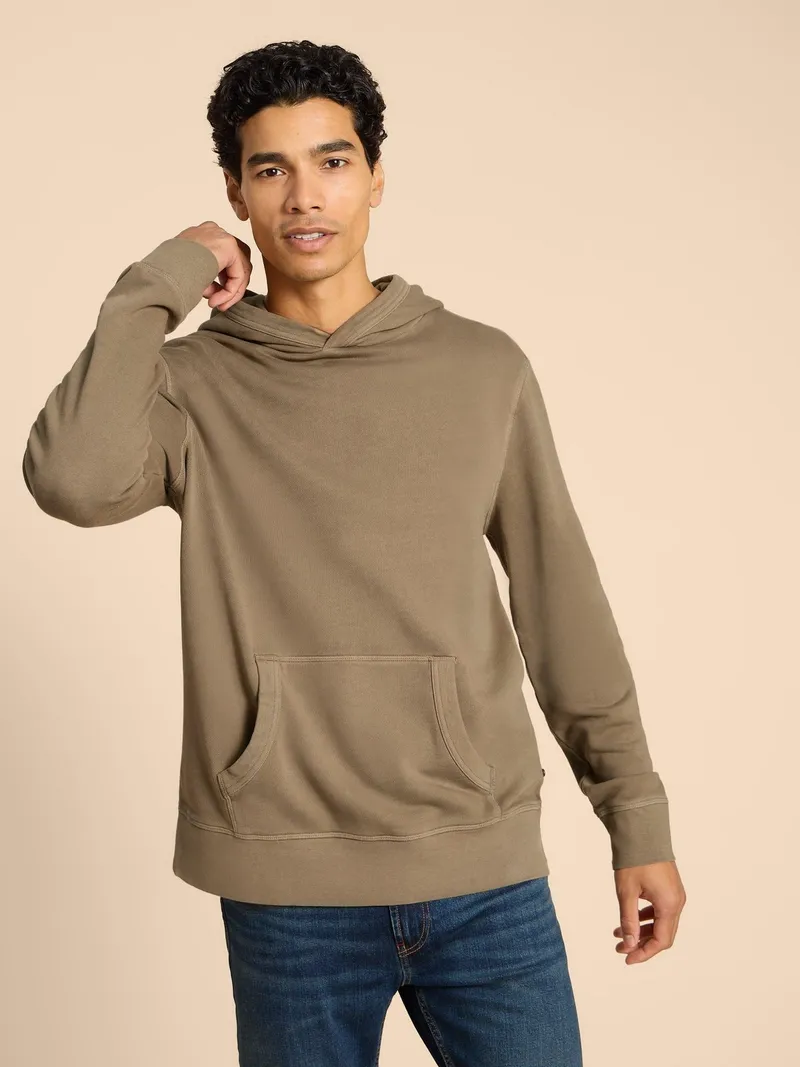 White Stuff Gemütlicher Hoodie - S, Khakigrün, – Produktbild 1 von 4