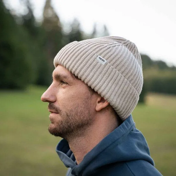 Vresh Clothing Vresh Clothing Avriel - Fisherman Beanie aus Biobaumwolle, Beige, – Produktbild 4 von 4