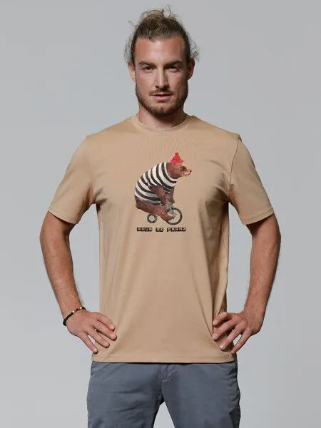 watapparel watapparel T-Shirt Unisex Tour de Franz, Latte, – Produktbild 2 von 4