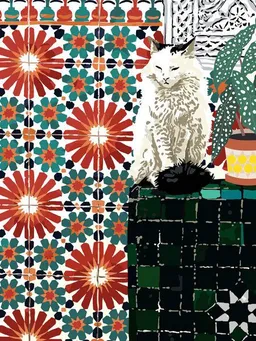 Photocircle Photocircle Poster / Leinwandbild - Bohemian Cat – Produktbild 1 von 1