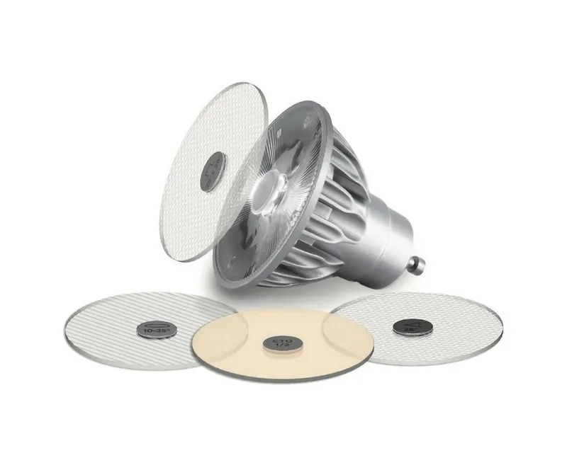 Soraa LED-Leuchtmittel Soraa Brilliant HL - MR16 GU10 - High Lumen LED - 7.5Watt, 10°, GU10, Warmton - wie Glühlampe, Hoher Farbwiedergabeindex CRI90+, hohe Effizienz, Silberfarben, – Produktbild 4 von 4