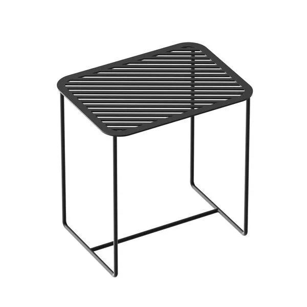 weld weld Beistelltisch Grid 02, Schwarz, – Produktbild 1 von 4