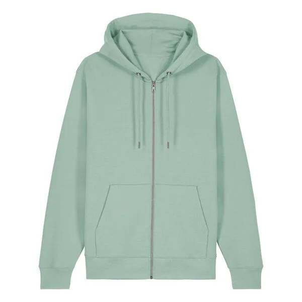 NATIVE SOULS NATIVE SOULS Zip-Hoodie Basic Herren aus Bio-Baumwolle, Soft turquoise, – Produktbild 1 von 2