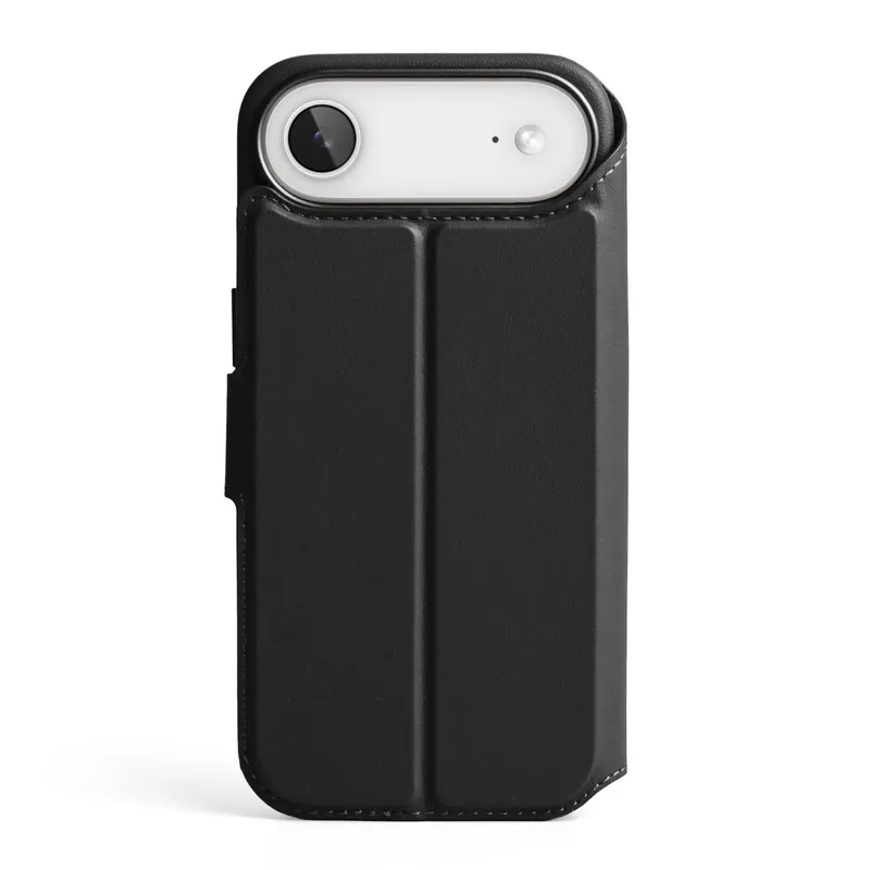 VONMÄHLEN Vonmählen Vegan Leder Folio für iPhone Air Schwarz iPhone Air Lederimitat – Produktbild 1 von 1