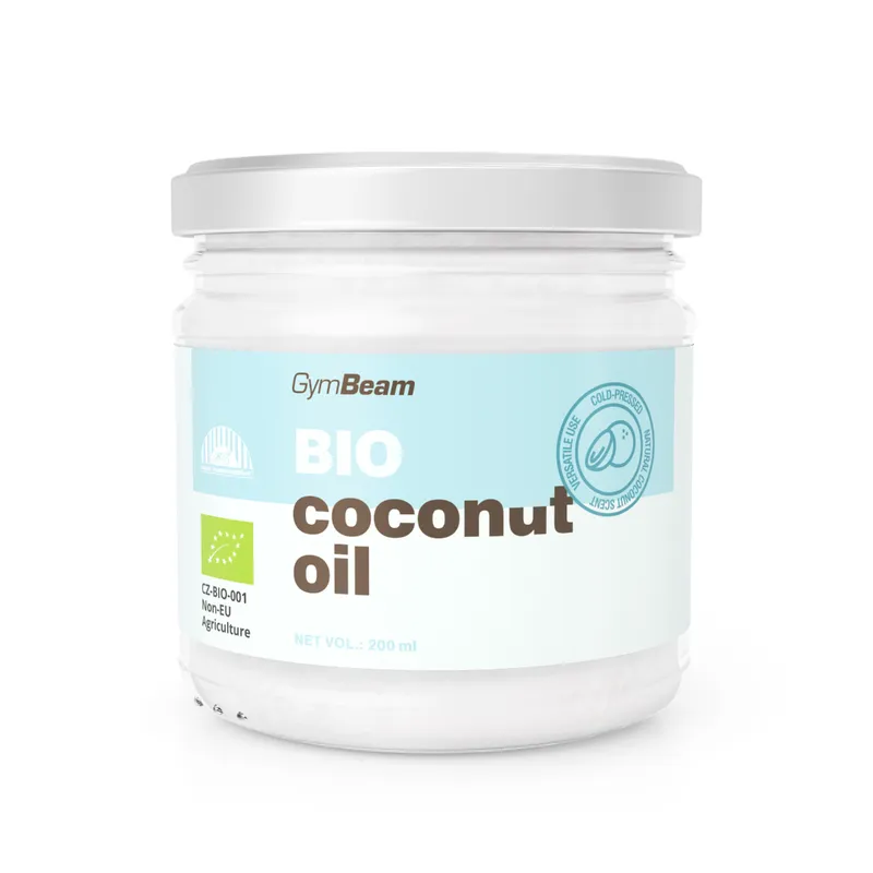 GymBeam Bio GymBeam BIO Natives Kokosnussöl 200 ml – Produktbild 1 von 1