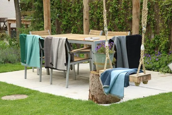 MoreThanHip MoreThanHip Bambusdecke oder Terrassendecke – XingJa, Schwarz, – Produktbild 4 von 4
