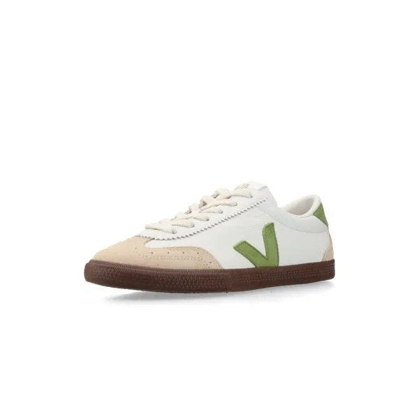 Veja Veja Sneaker Unisex - WMNS Volley, White/kiwi/bark, – Produktbild 2 von 4