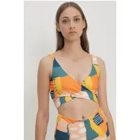 boochen boochen Bikini Top Noja - wendbar, Painting print (gelb), – Produktbild 1 von 1