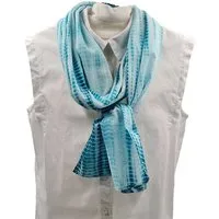 Frida Feeling Frida Feeling Shibori Batik Schal (Baumwolle), verschiedene Farben, Petrol (grün), – Produktbild 1 von 1