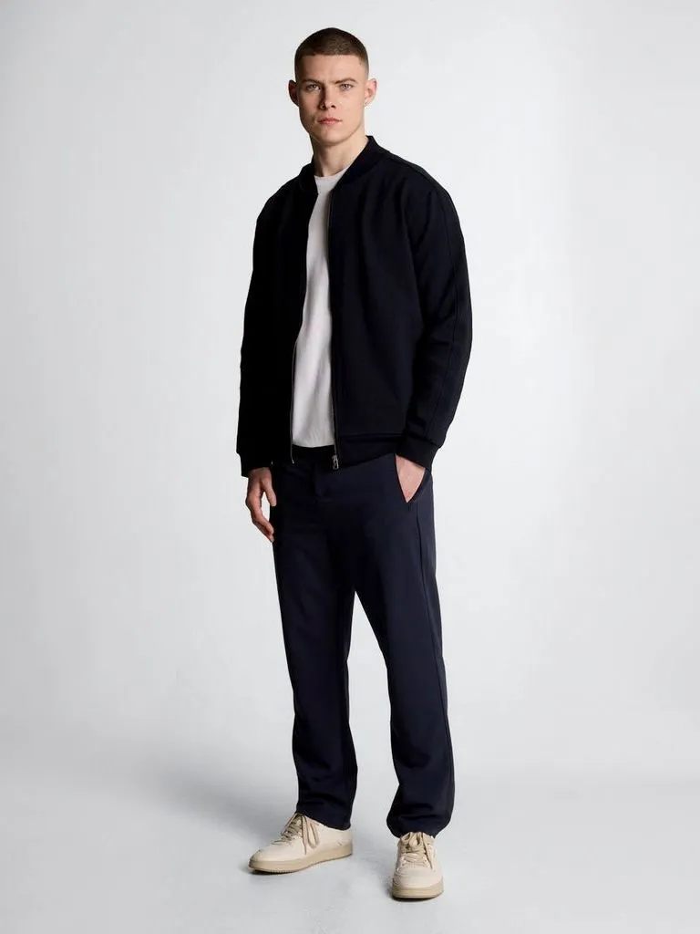Lyle and Scott Lyle & Scott Cardigan Bomber Dark Navy - Größe XL, Dunkelblau, – Produktbild 2 von 5