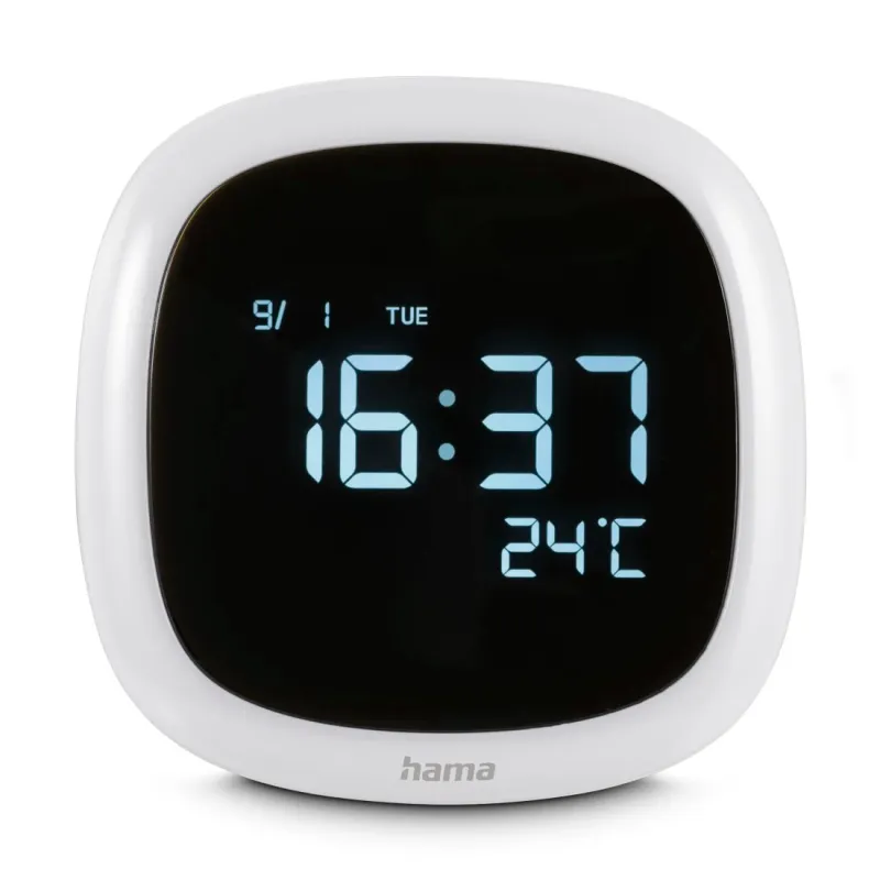 Hama Hama Wecker "Bora Bora" mit Nachtlicht, dimmbar, Weiß, – Produktbild 1 von 5