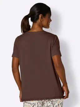wäschepur Schlafanzug-Shirt schoko – Produktbild 1 von 1