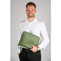 GREVIRO GREVIRO Tablet Tasche aus Kaktusleder (vegan) - für iPad, Surface & Galaxy Modelle, Grün, – Produktbild 1 von 1