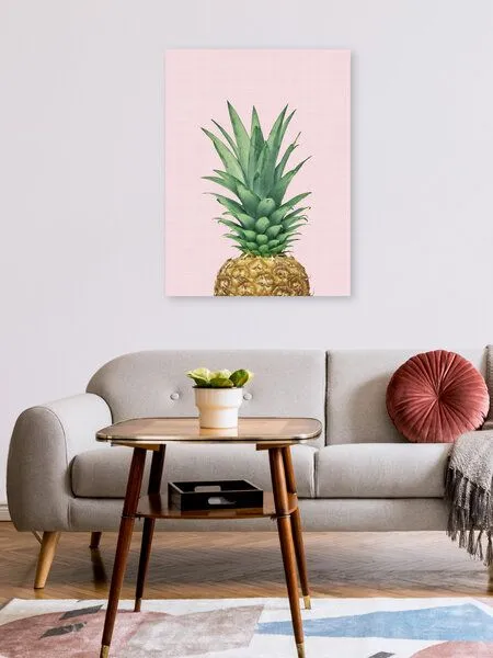 Photocircle Photocircle Poster / Leinwandbild - Pineapple Pink – Produktbild 2 von 4
