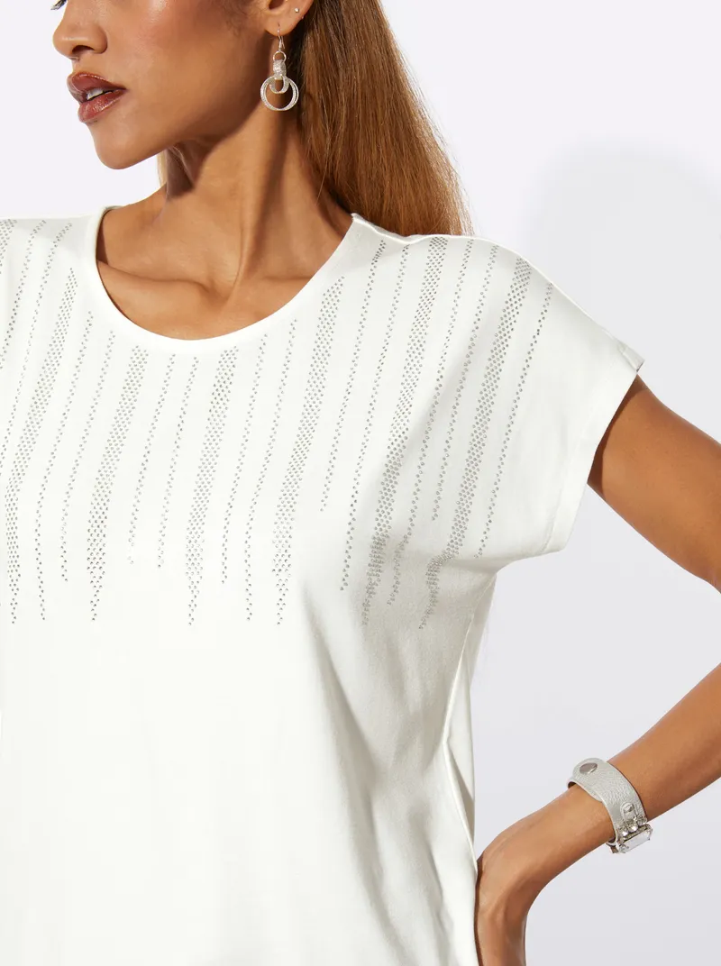 Witt Kurzarmshirt ecru, Ecru, – Produktbild 2 von 2