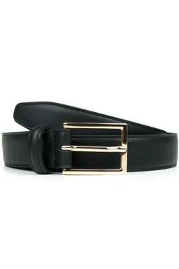 Will's Vegan Store Will's Vegan Store Herren vegan Gürtel Luxus 3cm Schwarz – Produktbild 1 von 1