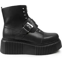 Altercore Altercore Damen vegan Stiefel Deneb, Schwarz, – Produktbild 2 von 3