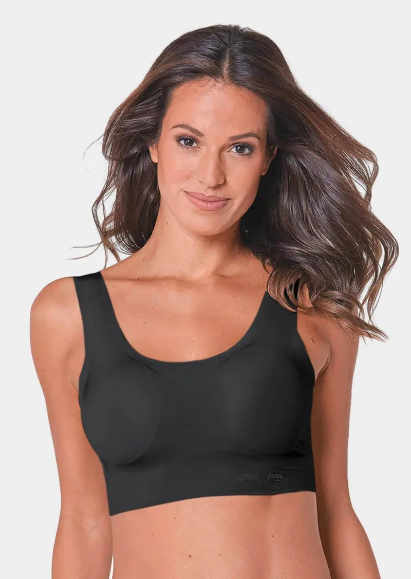 Sloggi Glattes Bustier mit eingearbeiteten Schalen - schwarz - Gr. XS von Goldner Fashion, Schwarz, – Produktbild 1 von 3