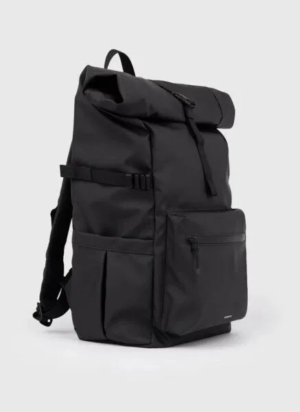 Sandqvist Sandqvist STREAM L Rolltop Rucksack, Black (schwarz), – Produktbild 2 von 4