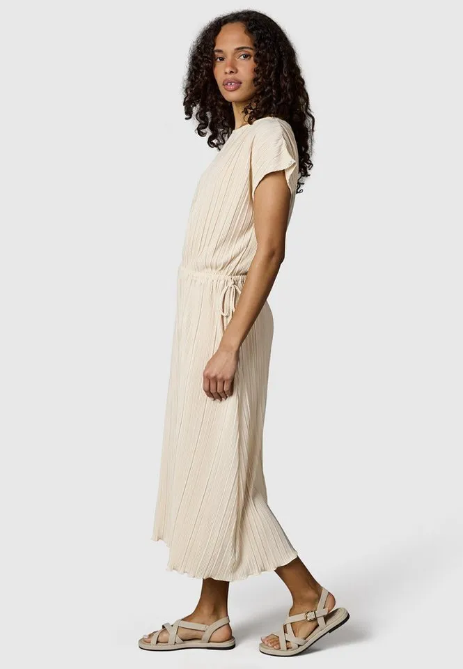 ragwear ragwear Plisseekleid Galit YOUMODO Lockeres Plissee-Sommerkleid, Weiß, – Produktbild 2 von 4