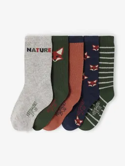Vertbaudet 5er-Pack Socken FUCHS – Produktbild 1 von 1