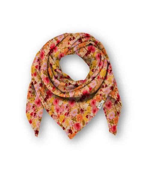 Hutch&Putch Hutch&Putch Musselin Halstuch - Schal - Dreieckstuch für Kinder (6-14 Jahre) aus 100% Bio-Baumwolle, Flowerful, – Produktbild 1 von 1