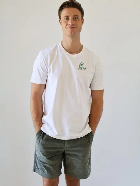 Kultgut Kultgut Artdesign - Shirt aus recycelter Biobaumwolle naturbelassen/ Not Now, Natur, – Produktbild 2 von 4