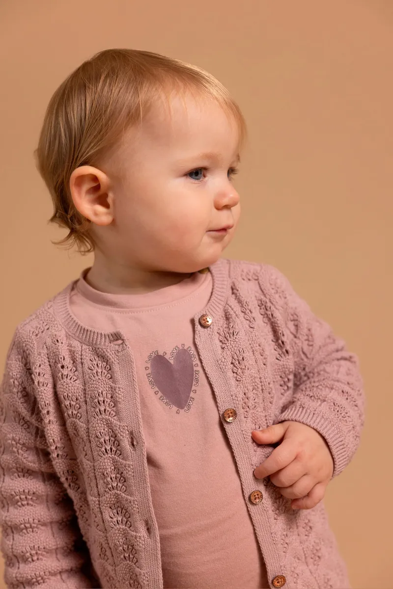 Noppies Baby Sweater, Rosa, – Produktbild 4 von 4