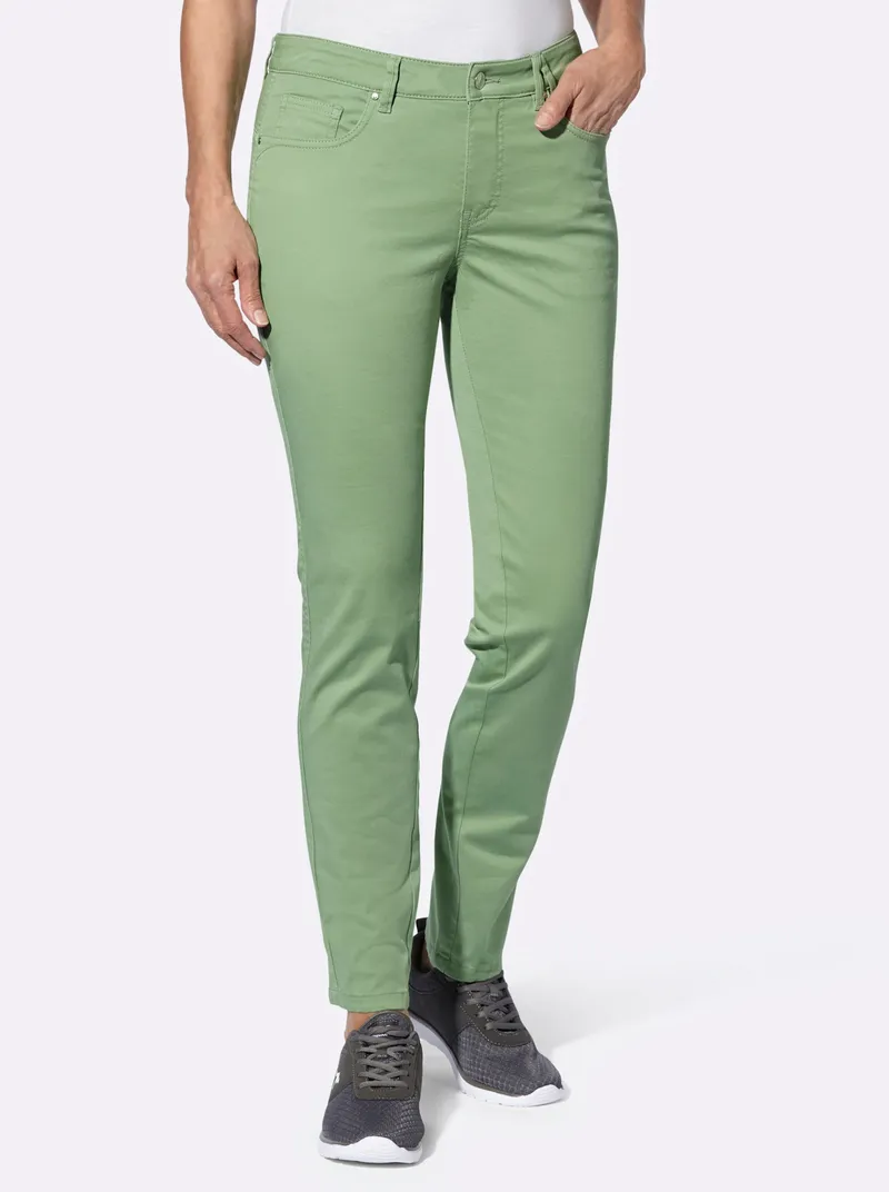 Witt 5-Pocket-Hose, Eucalyptus, – Produktbild 2 von 3