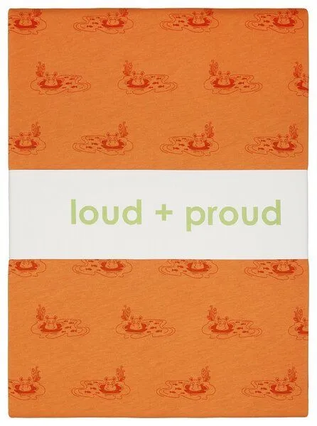 loud + proud loud + proud Kinder Jersey Bettwäsche-Set 100 x 135cm, GOTS-zertifiziert, Carrot(orange), – Produktbild 4 von 4
