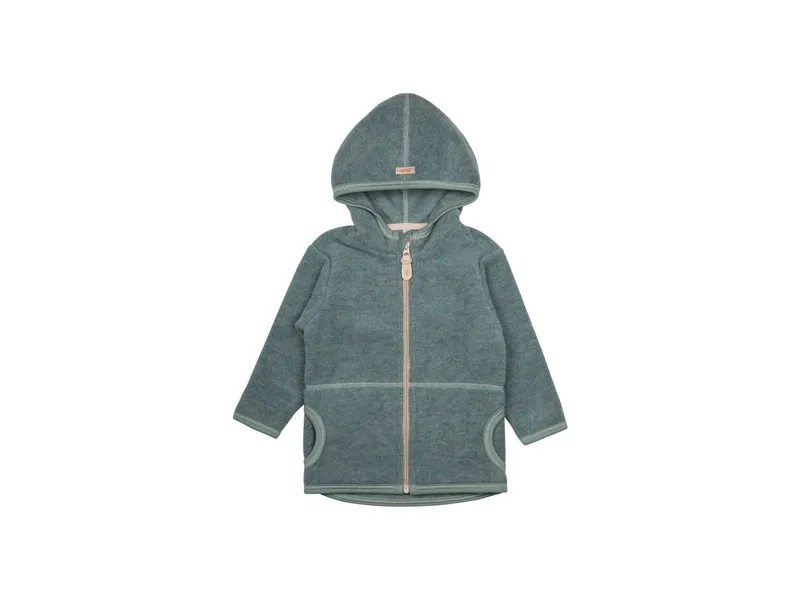 Pure pure by Bauer PURE PURE by Bauer Kinder Kapuzenjacke Fleece salbei Gr.122/128, Türkis, grün, – Produktbild 1 von 1