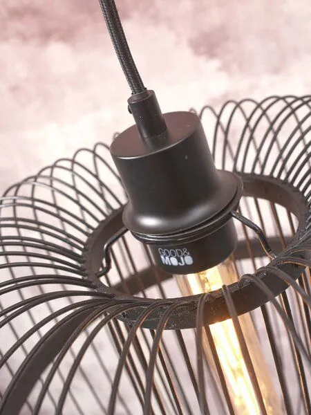 GOOD&MOJO GOOD&MOJO Stehlampe HokkaidoSchwarz/Natur, Schwarz, – Produktbild 3 von 4
