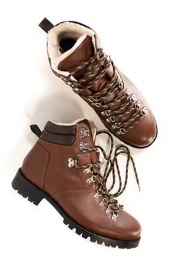 Will's Vegan Store Will's Vegan Store Damen vegan Wanderstiefel Damen Wvsport Insulated Waterproof Alpine Trail Chestnut Brown – Produktbild 1 von 1