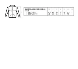 B&C Collection B&C Collection Damen Zipped Hoodie Sweatjacke Inspire – Produktbild 1 von 1