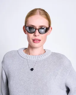 JAN N JUNE JAN 'N JUNE Damen vegan Pullover Sona Hellgrau – Produktbild 1 von 1