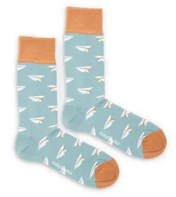 DillySocks DillySocks Socken Folded Flights aus Biobaumwoll-Mix – Produktbild 1 von 1