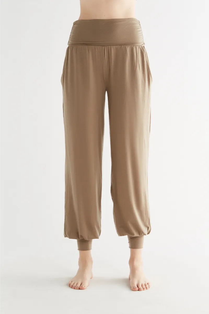 True North True North Damen vegan Yogahose Taupe, Beige, – Produktbild 2 von 2