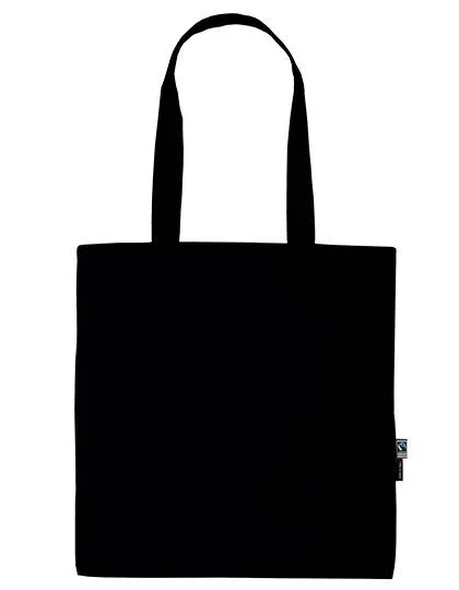 Neutral Neutral Baumwolltasche Einkaufstasche Shopper Lange Henkel 38 x 42 cm, Schwarz, – Produktbild 2 von 5