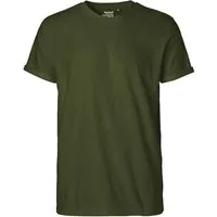 Neutral Neutral Bio-Herren-T-Shirt mit Roll-Up-Ärmeln, military, Gr. XXL – Produktbild 1 von 1