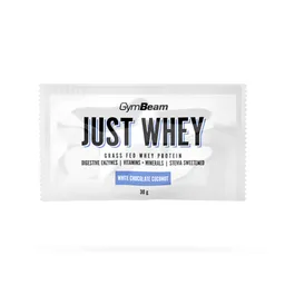 GymBeam GymBeam Just Whey Protein aus Weidehaltung 30 g weiße Schokolade Kokos – Produktbild 1 von 1