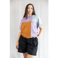 Jyoti - Fair Works Jyoti - Fair Works Damen vegan Oberteil Sarala Colorblock – Produktbild 1 von 1