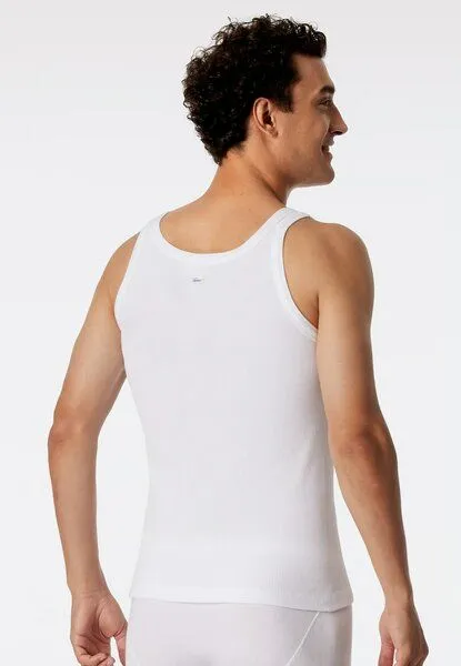 Schiesser Schiesser Tank Top | Doppelripp | Revival Friedrich, Weiss, – Produktbild 2 von 3