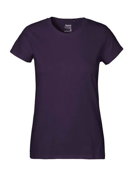 Neutral Neutral® Damen Classic T-Shirt von Neutral Bio Baumwolle, Purple, – Produktbild 1 von 4