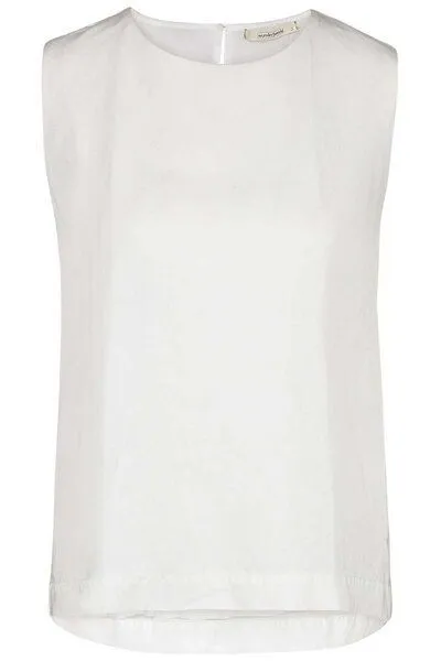 Wunderwerk Wunderwerk Damen Bluse aus Lyocell (TENCEL) & Leinen "Linen TENCEL blouse top", Off white (off white 102), – Produktbild 2 von 4