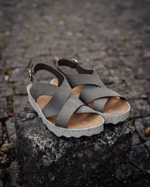 ASPORTUGUESAS ASPORTUGUESAS Damen Sandale Cusk, Camel, – Produktbild 1 von 4