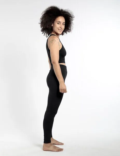 Orbasics Orbasics All Day Leggings - Frauen aus Bio Baumwolle, Deep taupe, – Produktbild 3 von 4