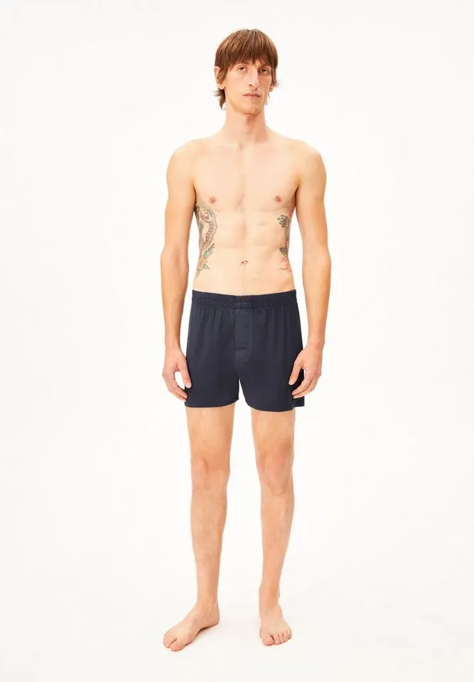 ARMEDANGELS ARMEDANGELS Boxer AASKER Boxer aus TENCEL™ Modal Mix (1-St) Relaxed Fit, Blau, – Produktbild 2 von 5