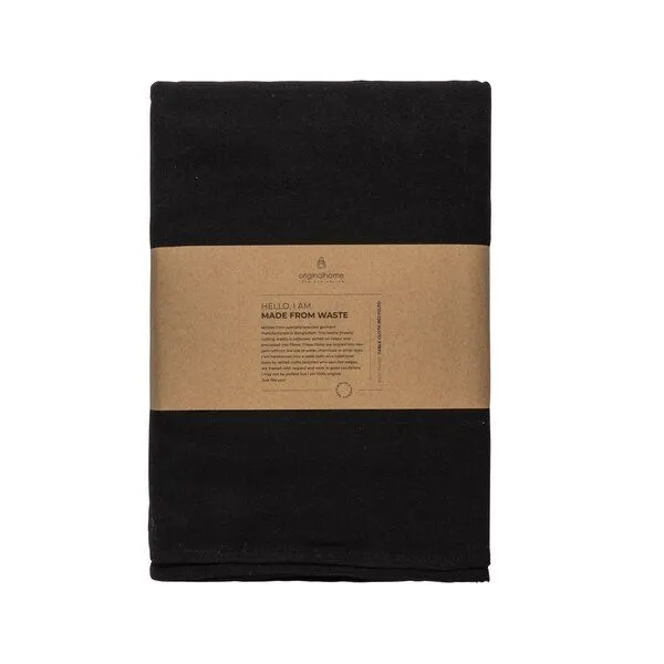 Originalhome Originalhome Tischdecke aus recycelte Baumwolle,, Schwarz, – Produktbild 1 von 2
