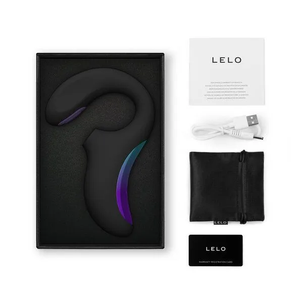 LELO Dreifach-Vibrator mit DeepSonic-Technologie - LELO ENIGMA Double Sonic, Schwarz, – Produktbild 2 von 4