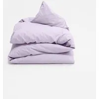 erlich textil erlich textil Finn Bettdeckenbezug aus weicher Bio-Baumwolle, made in Europe, Flieder, – Produktbild 1 von 3
